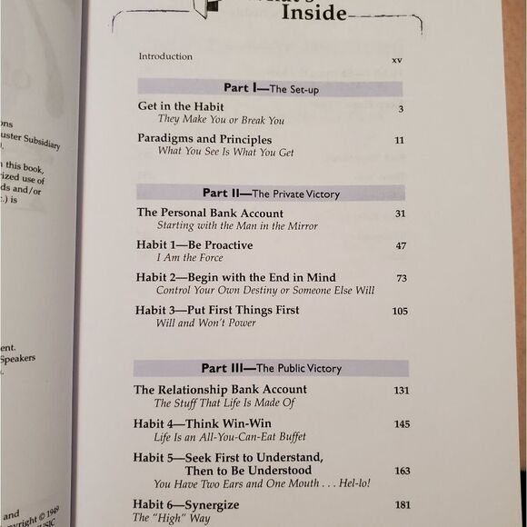 🩵NWOT The 7 Habits of Highly Effective Teens Paperback Book - Picture 3 of 8